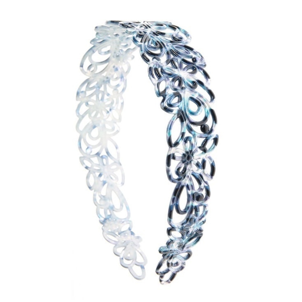 Claire’s Flower Filigree Headband - Blue